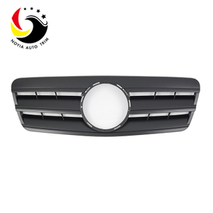 Benz CLK Class W208 AMG Style 98-02 Matte Black 3-Fin Front Grille