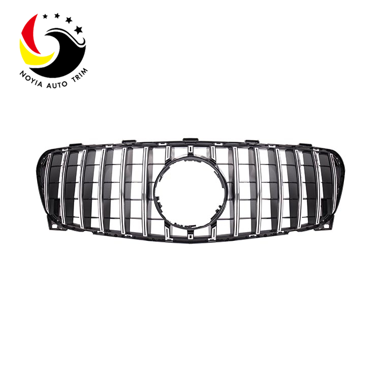 Benz GLA Class X156 16-IN GTR Style Chrome Silver Front Grille