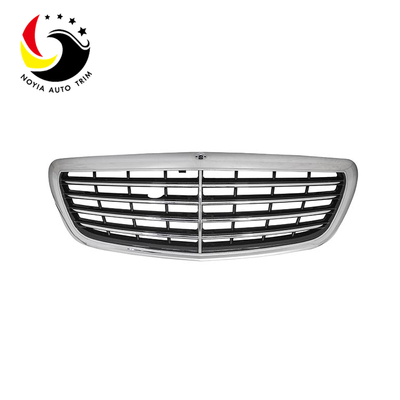 Benz S Class W222 14-17 Original Style Chrome Silver Luxury-equiped Front Grille