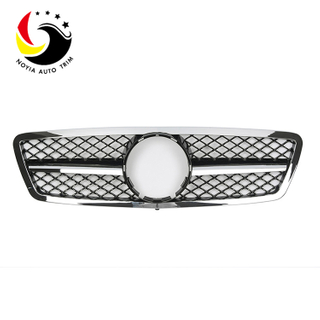 Benz C Class W203 AMG Style 00-06 Chrome Black 1-Fin Front Grille