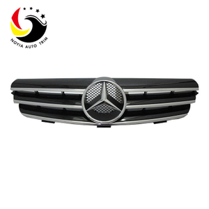 Benz CLK Class W209 AMG Style 03-07 Chrome Black 3-Fin Front Grille