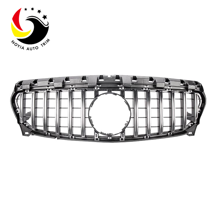 Benz CLA Class W117 GTR STYLE 16-IN Chrome Silver Front Grille