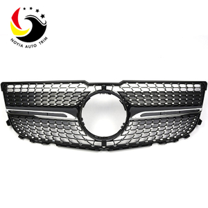 Benz GLK Class X204 Diamonds 13-15 Black Front Grille