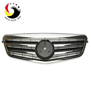 Benz E Class W212 E63 2-Fin Style 10-13 Chrome Black Front Grille