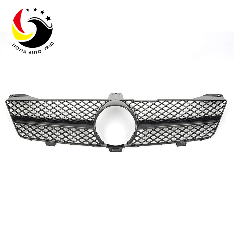 Benz CLS Class W219 AMG Style 08-11 Gloss Black 1-Fin Front Grille